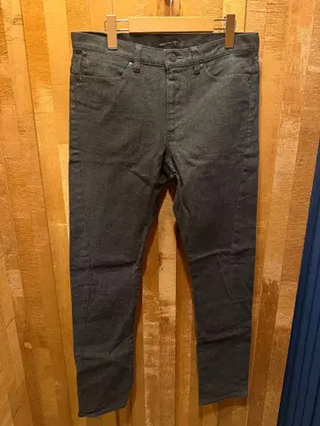 새상품급 라드 뮤지션 입체 재단 청바지 사이즈 44