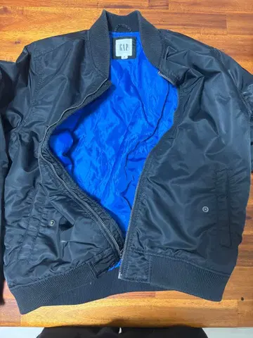 GAP 블랙 MA-1 자켓 M