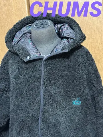 CHUMS 참스 플리스 자켓 블랙