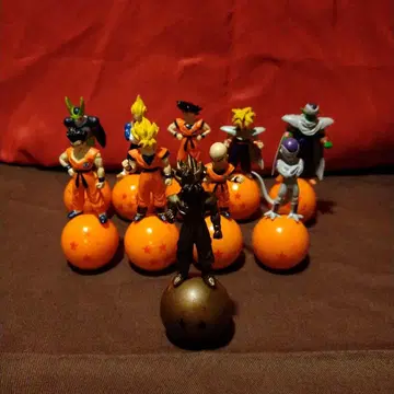 드래곤볼 피규어 세트 9체 브라스 레어 손오공 1체