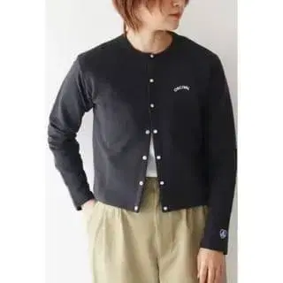 ORCIVAL 코튼모 크루넥 가디건 WOMEN