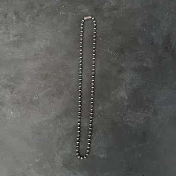 빌월 가죽 볼 체인 목걸이