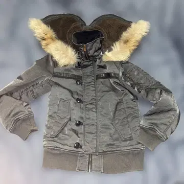 N-2B 보아 사이즈 2 밀리터리 자켓 플라이트 자켓