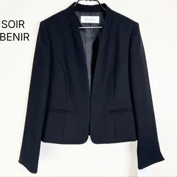 [ 택 포함 ] 소와르 베니르 노카라 자켓 블랙