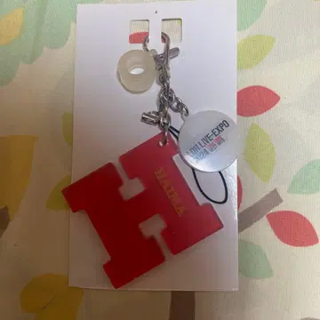 H 로고 아크릴 키링 EXPO 2024 모모타 하야시마