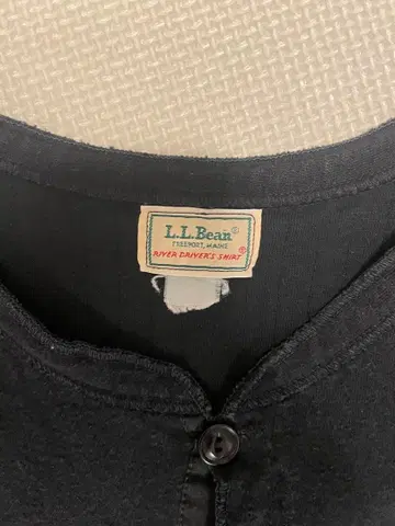 90s usa제 l.l.bean 드라이버 셔츠 헨리넥 롱t