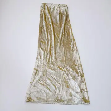 ENOF 벨벳 롱 스커트 L