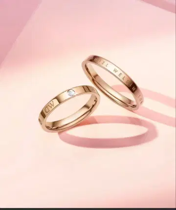 Daniel Wellington 로즈 골드 다이아몬드 반지