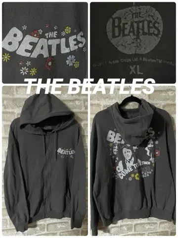THE BEATLES 남성용 XL 후드티 비틀즈 카피라이트 있음