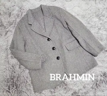 [BRAHMIN] 택 포함 미사용 테일러드 하프 코트 38