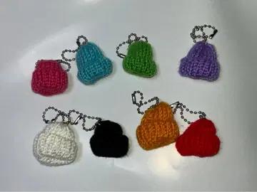 미니 니트 캡 키링