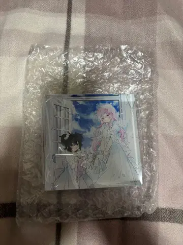 해피 스가 라이프 아크릴 블록 결혼식