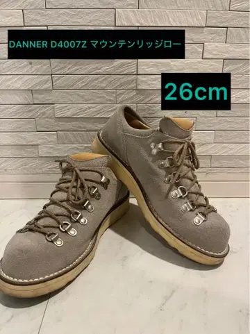 DANNER D4007 마운틴 릿지 로우 스웨이드 사이즈 8