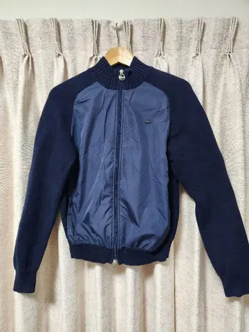 라코스테 네이비 집업 점퍼