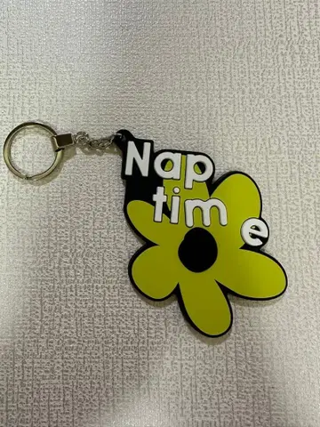 Naptime 꽃 모양 러버 키링 Nissy
