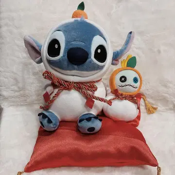 디즈니 스토어 설날 뉴이어 2026 경단 스티치 봉제 인형
