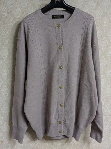 CASHMERE 100% 캐시미어 긴팔 가디건