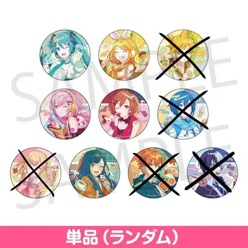 프로세카 birthday 글리터 캔뱃지 묶음 판매