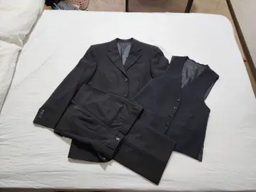 수트 블랙 셋업 자켓 슬랙스 베스트