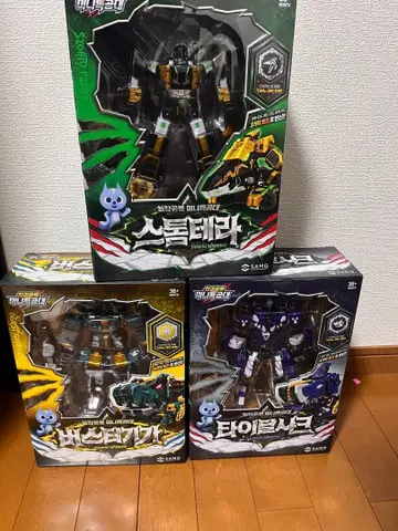 미니포스 다이노이드 버스터 기가 타이달 샤크 스톰 테라