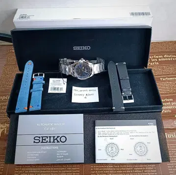 초레어 컨디션 최상 세이코 알피니스트 SPB089 블루 덤 포함