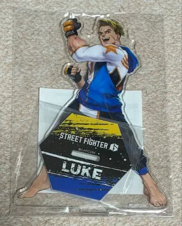 캡콤 복권 스트리트 파이터 6 스트6 아크릴 스탠드 루크 ROUND 3