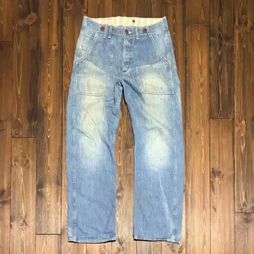 아나크로놈 데미지 가공 데님 청바지 빈티지 페이드 아카이브