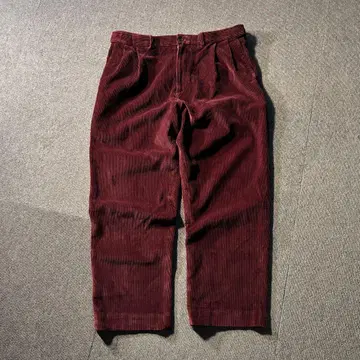 LANDS END w34 턱 코듀로이 팬츠 랜드스엔드 와이드