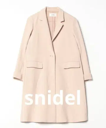 snidel 베이지 체스터 코트