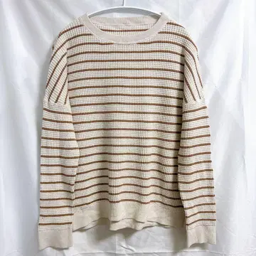 하나뿐인 REI co-op 와플 스웨터 스트라이프 구제 의류