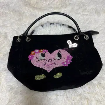 Think Bee! 싱크비 하트 군 토트백 저스트 하트 블랙