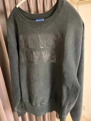 Champion Reverse Weave 페이드 블랙 멕시코제