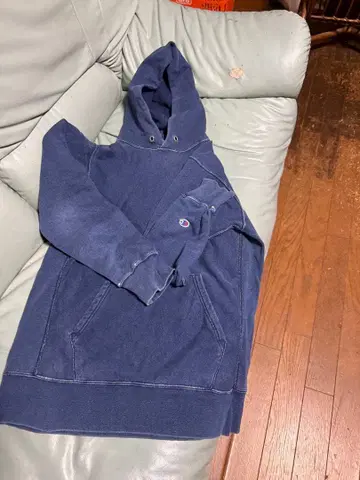 Champion Reverse Weave 네이비 후드티 L 사이즈