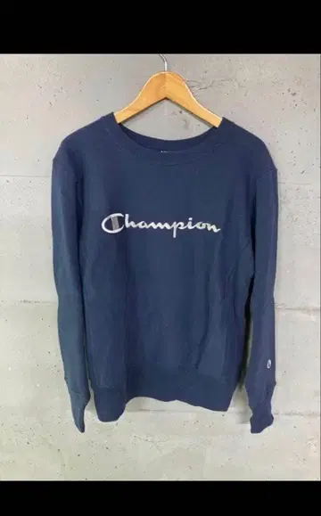 Champion 네이비 리버스 위브