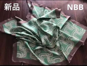 [ 새상품 ] 내추럴 뷰티 NBB 실크 100% 스카프 대형