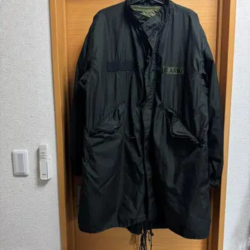 M-65 피쉬테일 후드티 후염 블랙 라이너 포함 70s 80s