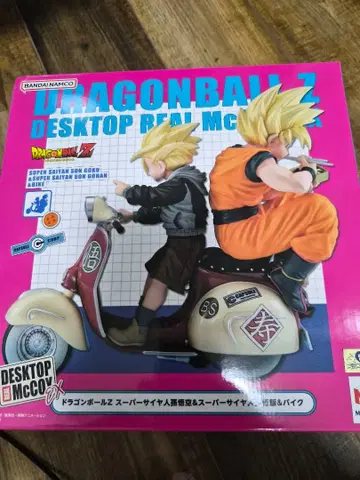 데스크탑 리얼 마코이 EX 슈퍼 사이어인 손오공 & 손오반 & 바이크