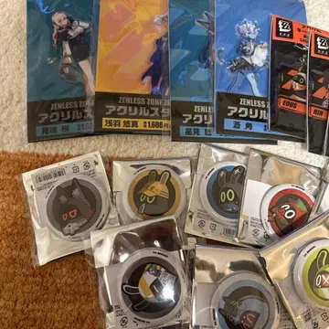 ZENLESS ZONE ZERO 아크릴 스탠드 캔뱃지 달력 세트