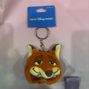 디즈니 리조트 주토피아 팬캡 키체인 닉