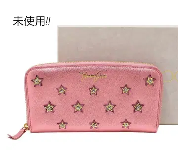 R2722 미사용 지미추 필리파 스타 스터드 장지갑