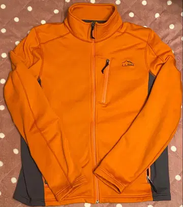 llbean 풀 집업 플리스 자켓 오렌지