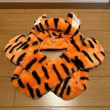 도쿄 디즈니 리조트 티거 팬캡 머플러