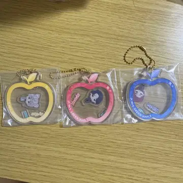 미세스 제일복권 사과형 키링 세트 (아스카 미즈키 고라이)