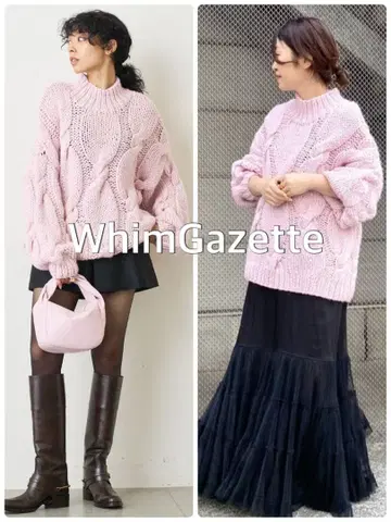 WhimGazette 핸드 케이블 풀오버