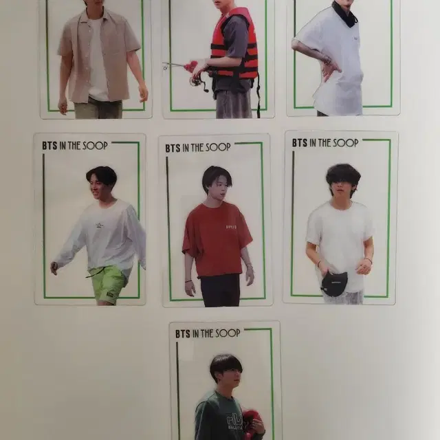 방탄소년단 bts 인더숲 투명 포카 세트