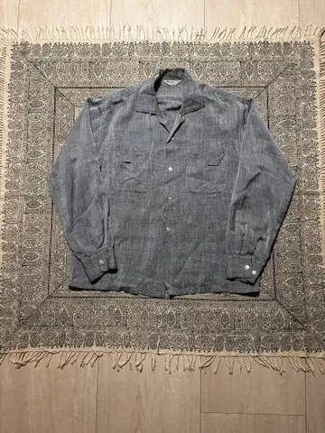 빈티지 레이온 셔츠 60s marcel of paris 네프