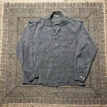 빈티지 레이온 셔츠 60s marcel of paris 네프