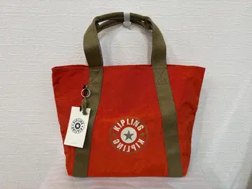 키플링 오렌지 컬러 토트백 택 포함