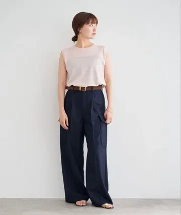 IENA 카고 슬랙스 네이비 40 사이즈