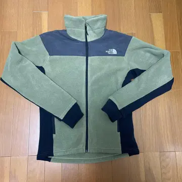 THE NORTH FACE 플리스 자켓 올리브 그린/네이비